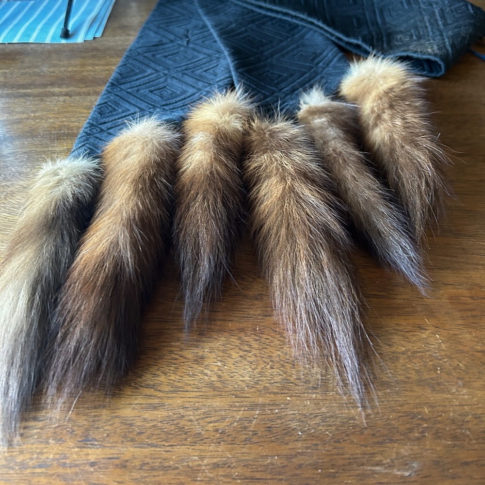 Brown Fur Tails Accessory